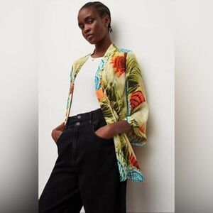 AllSaints Carina Swoop Kimono Size 6